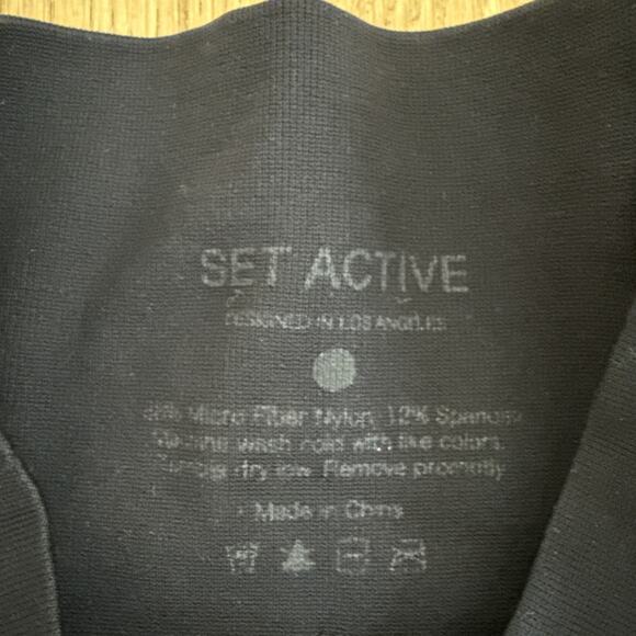 Set Active Leggings High Waist Size S Black - Picture 3 of 4